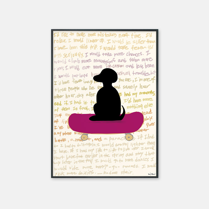 True luv dog (skateboard) 포스터