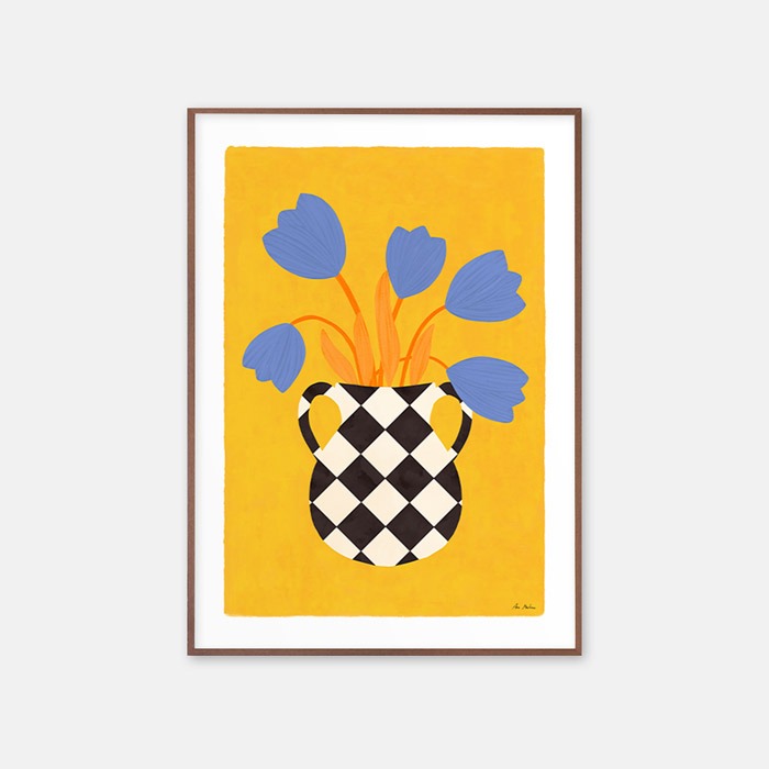 뚜누 Ana 작가 Vase with tulips 포스터