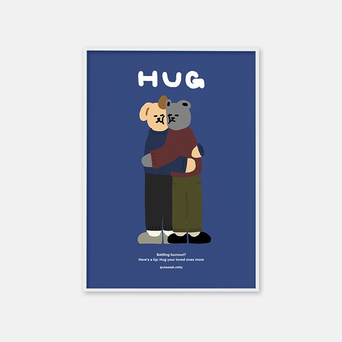 뚜누 치타미티 작가 HUG_뭉이고미 포스터