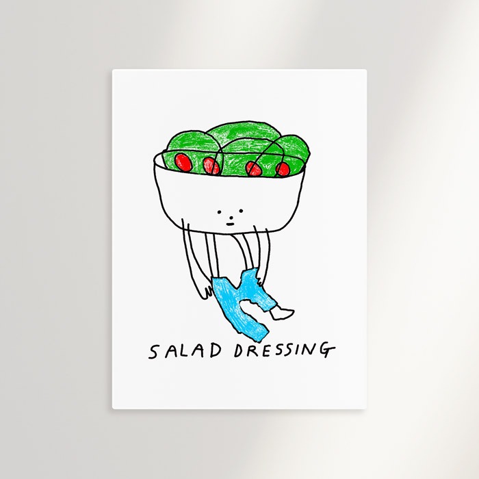 뚜누 베이글 테라피 작가 Salad dressing 캔버스 액자