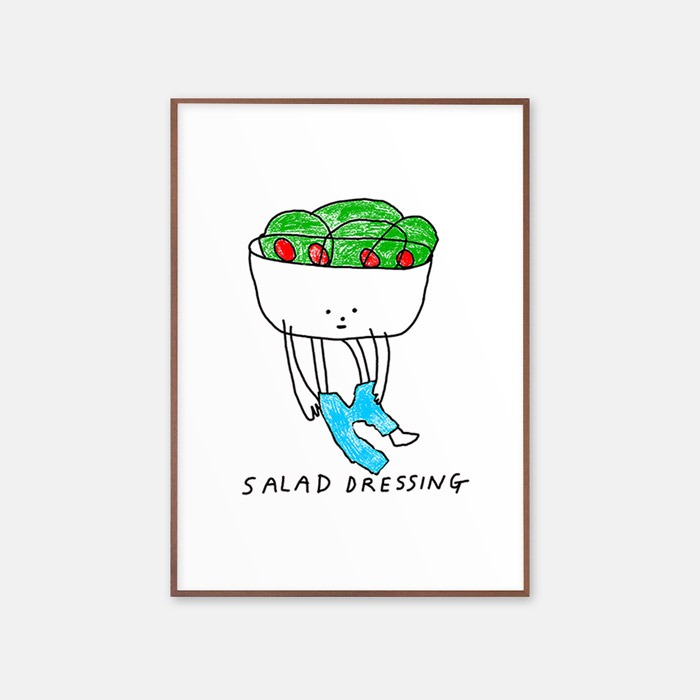 뚜누 베이글 테라피 작가 Salad dressing 포스터